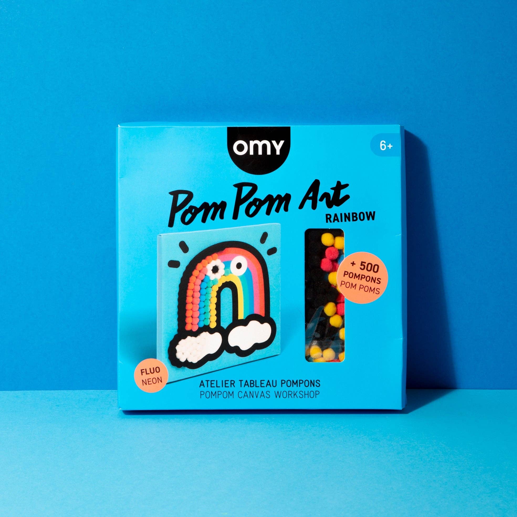 pom pom art kit in box 