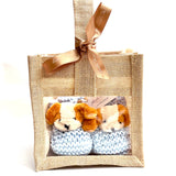 Light Blue Puppy Booties