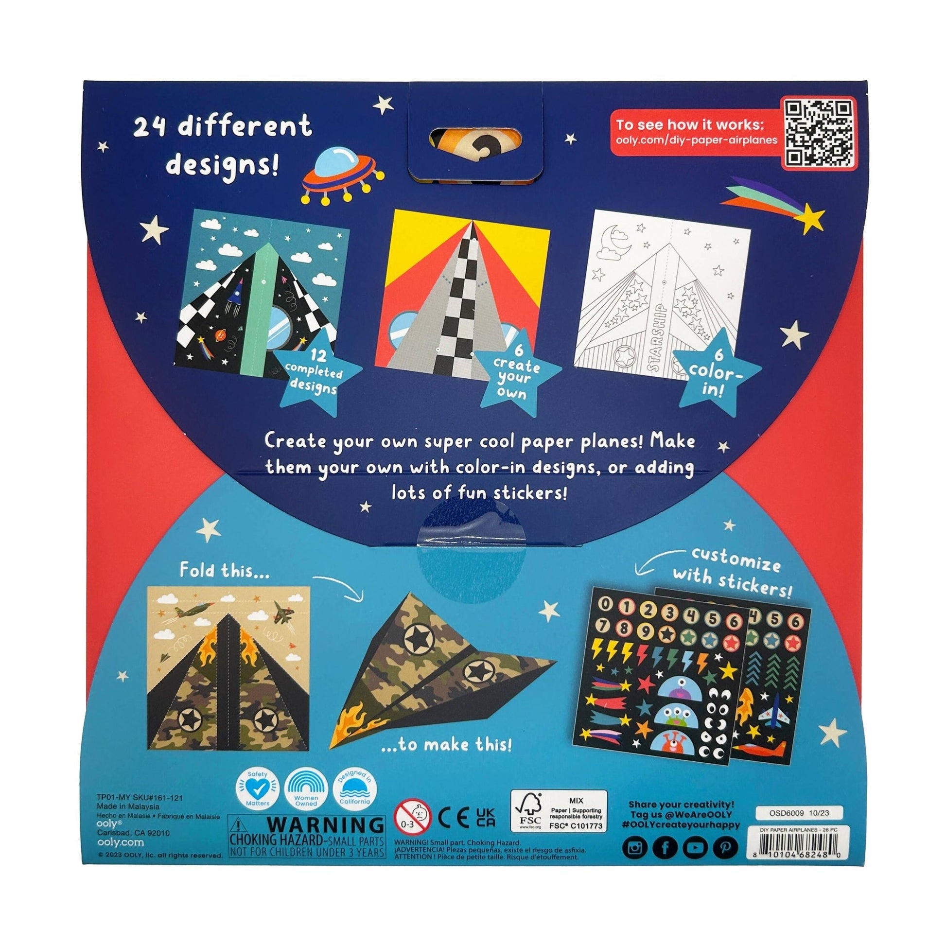 D.I.Y. Paper Air Planes Activity Kit - Après NJ