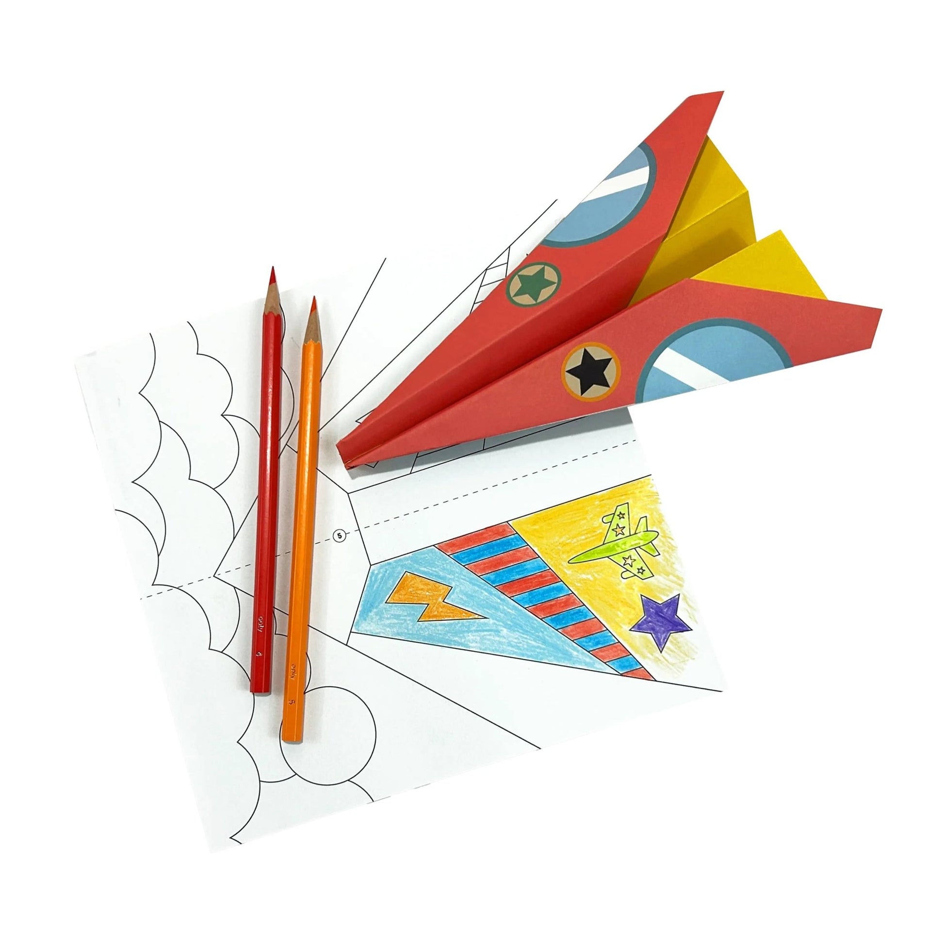 D.I.Y. Paper Air Planes Activity Kit - Après NJ
