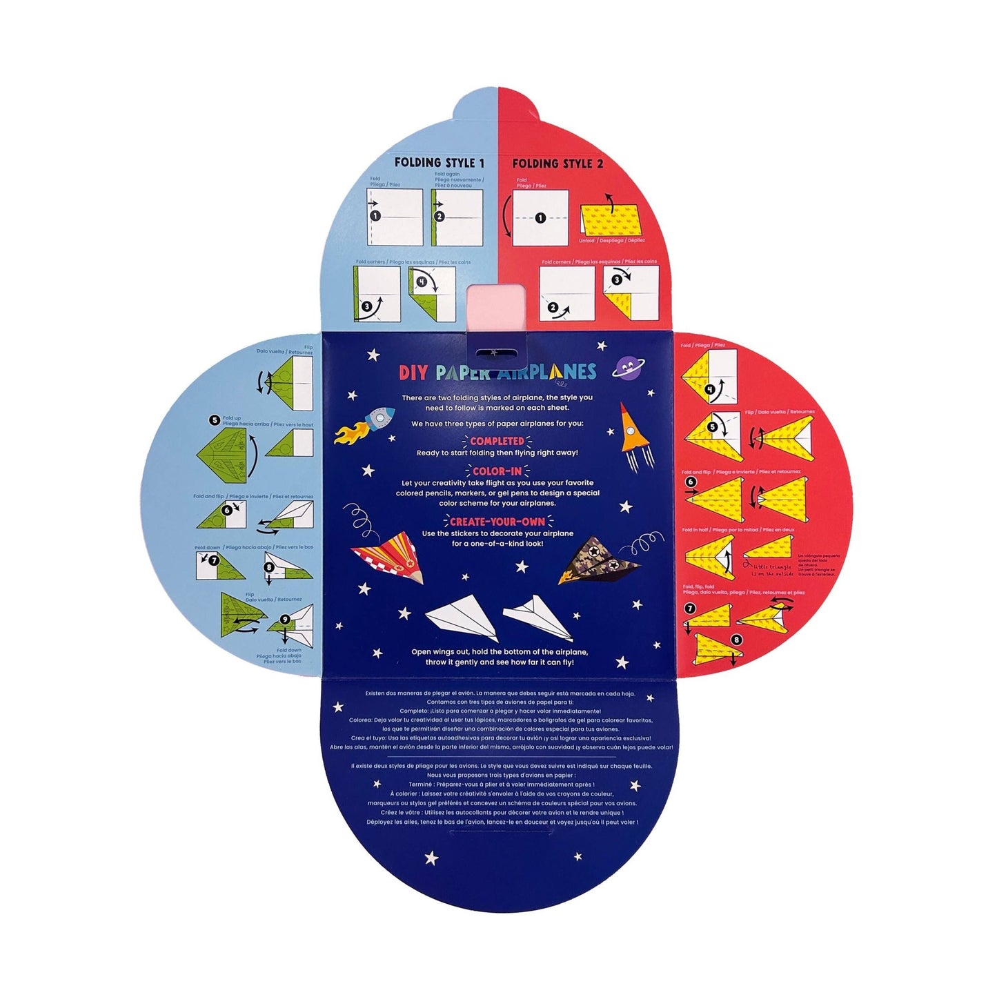D.I.Y. Paper Air Planes Activity Kit - Après NJ