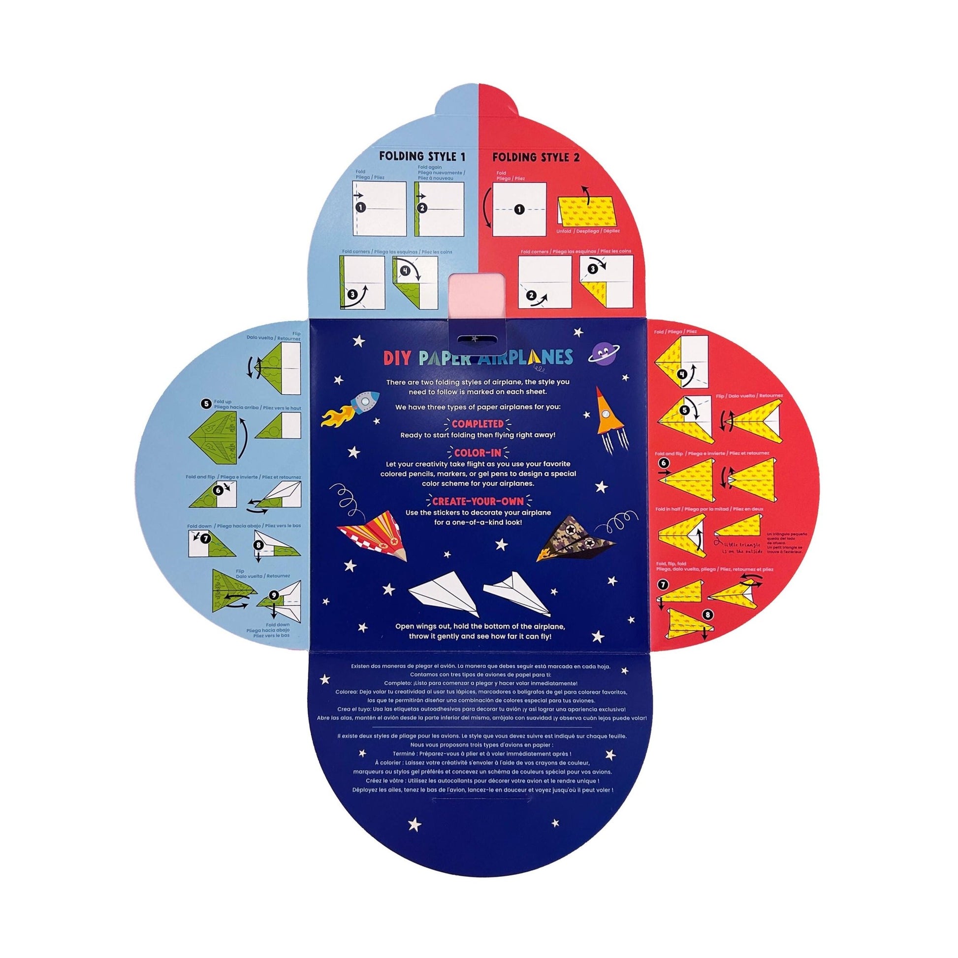 D.I.Y. Paper Air Planes Activity Kit - Après NJ