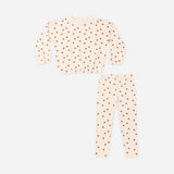 Spongy Knit Set Ruby Dots