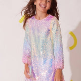 Sequin Ombre Party Dress