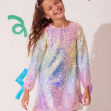 Sequin Ombre Party Dress