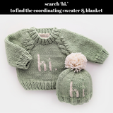 Hi. Sage Green Beanie Hat