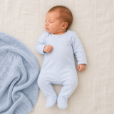 Essentials Solid Blue Lap Footie