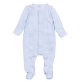Blue Peek-A-Boo Wishes Footie