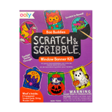 Boo Buddies Mini Scratch & Scribble Window Banner Kit