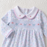 Evelyn's Classics Smocked Footie