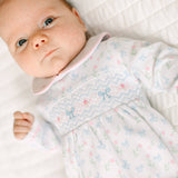 Evelyn's Classics Smocked Footie