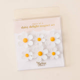 Daisy Delight Magnet Set–White