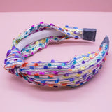 Kids Knot Headband - Confetti