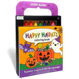 Happy Haunts Carry-Along Coloring Book set
