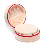 Velvet Jewelry Zip Case Cherries