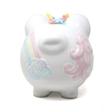 Unicorn and Rainbows Large  Piggy Bank