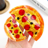 Half Pizza  Hair Claw Clip
