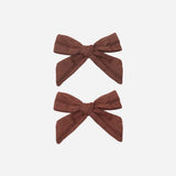 Bows Set of 2- Mulberry