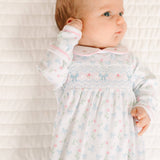 Evelyn's Classics Smocked Footie