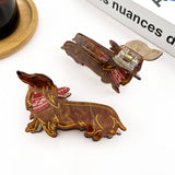 Bandana Dachshund Dog Hair Clip