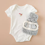 Ski Goggles Beanie, Bowie Grey Baby Kids Adult Snowboard Hat