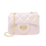 Pearl Classic Quilted Shiny Mini Bag