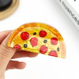 Half Pizza  Hair Claw Clip
