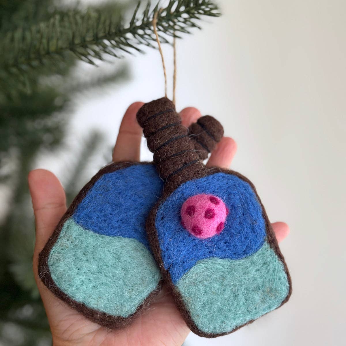Felt Pickleball Ornament - Après NJ