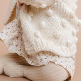 Popcorn Cardigan Cream