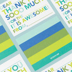 Fill in Thank You Notes - Blue - Après NJ