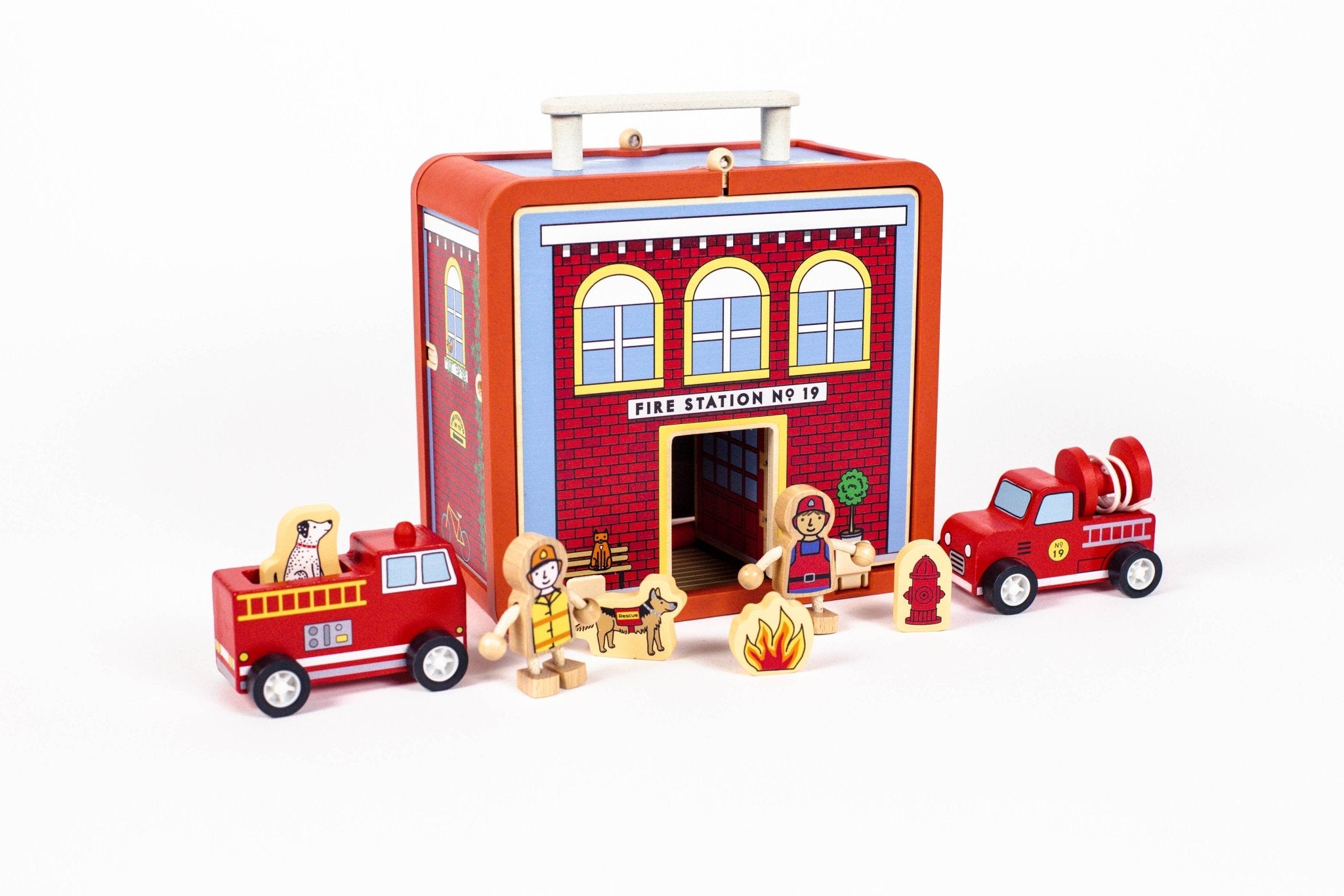 Firehouse Suitcase Playset - Après NJ