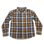 Folly Island Flannel Shirt - Camel Plaid - Après NJ