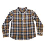 Folly Island Flannel Shirt - Camel Plaid - Après NJ