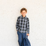 Folly Island Flannel Shirt - Green Plaid - Après NJ