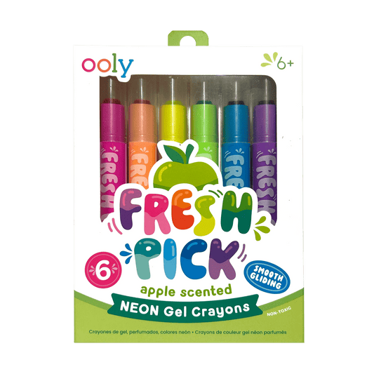 Fresh Pick Apple Scented Gel Crayons - Set of 6 - Après NJ