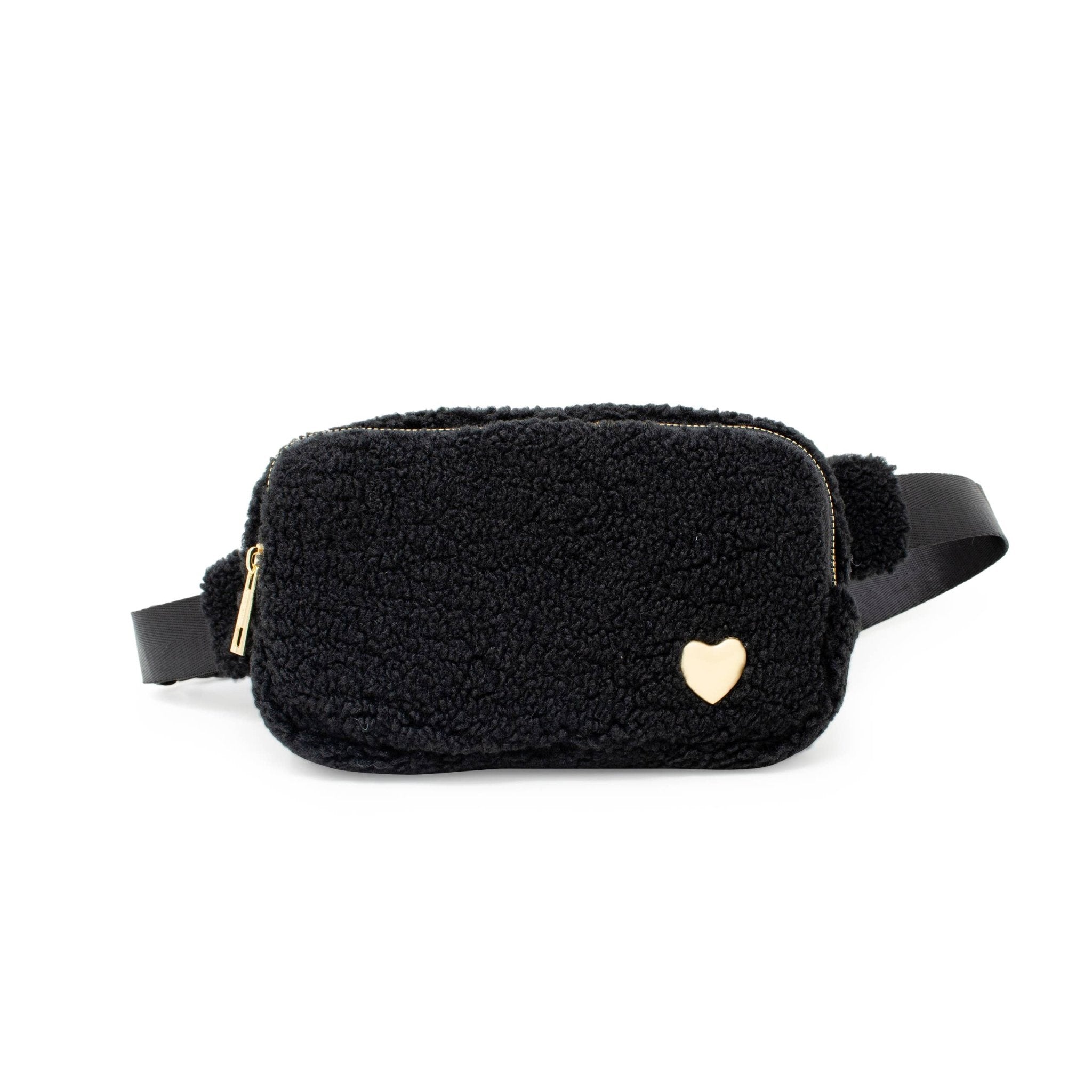 Fuzzy Belt Bag w/ Heart for Kids - Après NJ