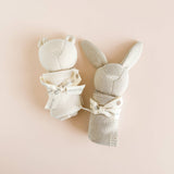 Gift Set Pique Blanket with Bear Lovey, Cream Organic Cotton Baby - Après NJ