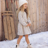 Tate Dress Blue Leopard