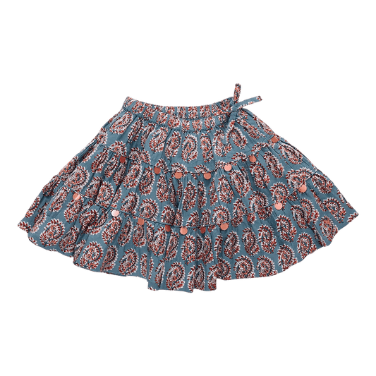 Girls Allie Skirt - Blue Paisley - Après NJ