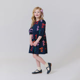 Girls Brooke Dress Multi Bow Applique - Après NJ