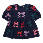 Girls Brooke Dress Multi Bow Applique - Après NJ