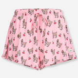 Girls Cherry Pajama Shorts