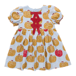 Girls Hermione Dress - Gold Apples - Après NJ