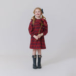 Girls Jaipur Dress Red Autumn Strawflower - Après NJ