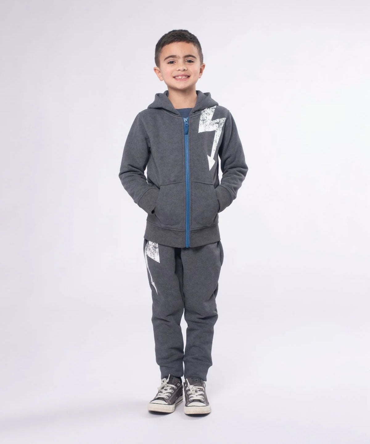 Gray Lightning Striver Hoodie - Après NJ