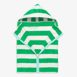 Green Kids Stripe Hoodie Towel - Après NJ