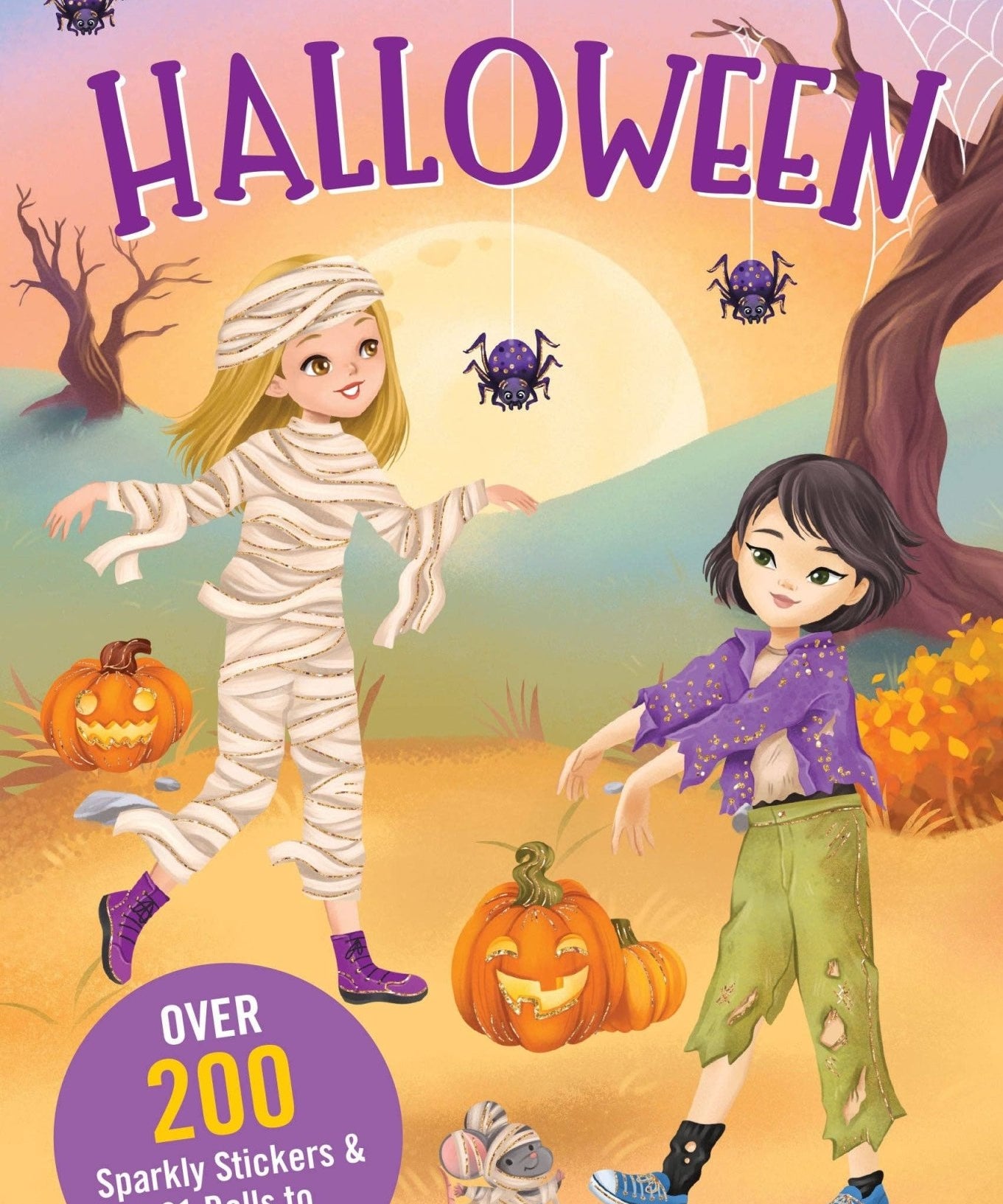 Halloween Sticker Doll Dress - Up Book - Après NJ