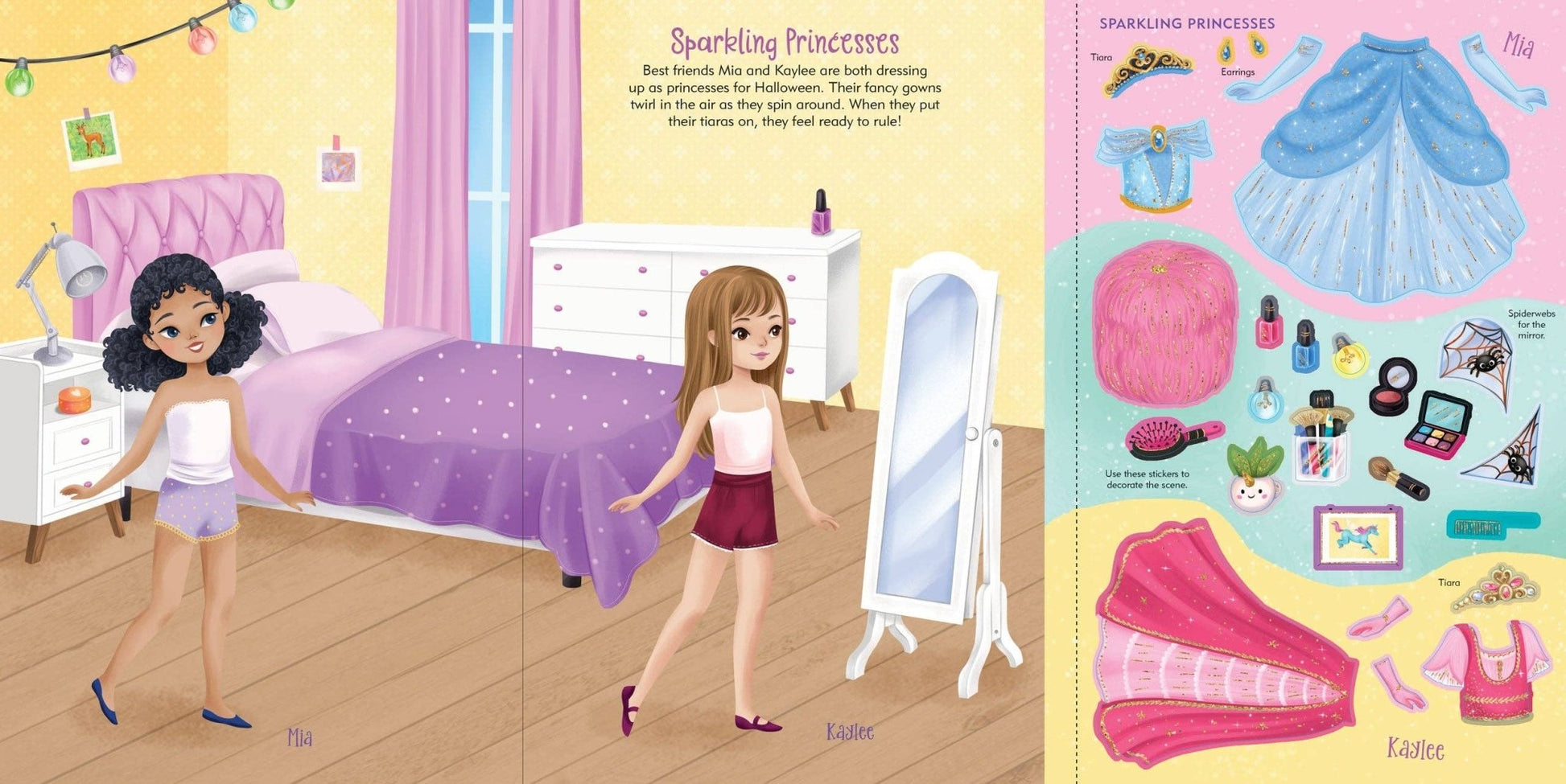 Halloween Sticker Doll Dress - Up Book - Après NJ
