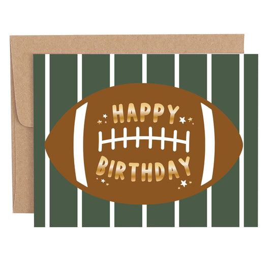 Happy Birthday Football Greeting Card - Après NJ