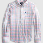 Hauser Performance Button - Up Shirt (Navy) - Après NJ